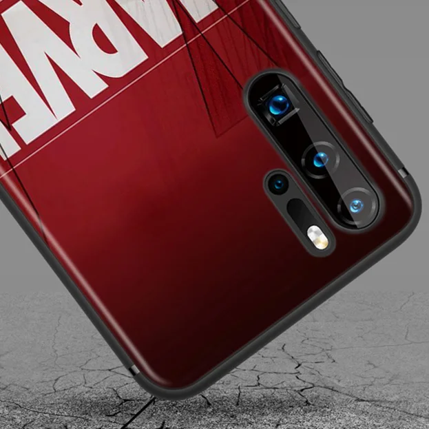 

Marvel Avengers Logo For Huawei P50 P40 P30 P20 P10 P9 P8 Lite E Mini Pro Plus 5G Soft Shell TPU Silicone Black Cover Phone Case
