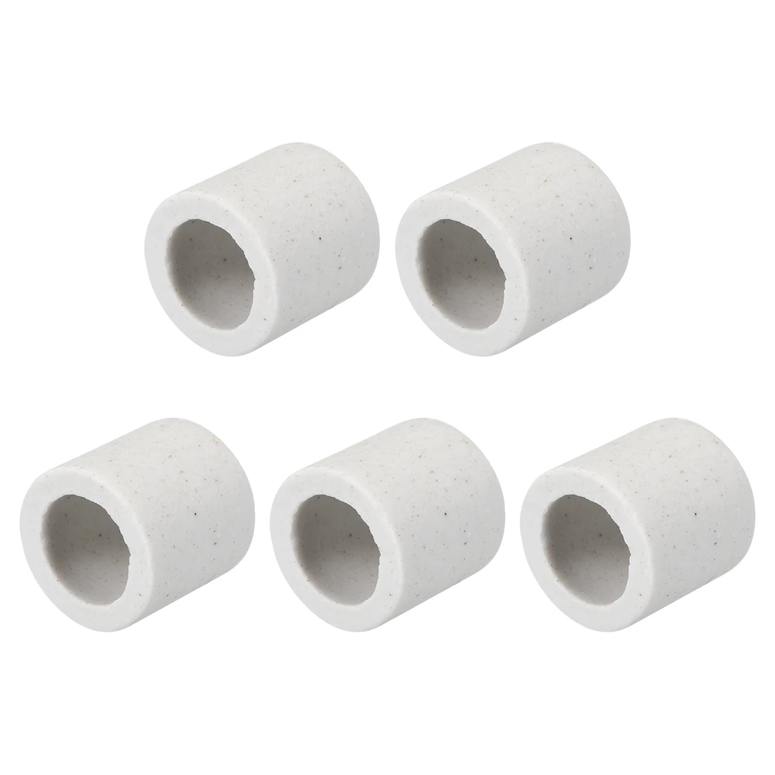 

uxcell 5 Pcs 10mm Dia Ceramic Insulation Tube Single Bore Porcelain Insulator Pipe for Heating Element