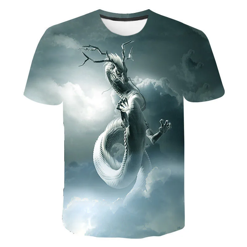 

Dragon 3D Printed T-Shirt Men Women Fashion Streetwear O-Neck Short Sleeve Hip Hop T Shirt Oversized Tees Tops Harajuku Clothing