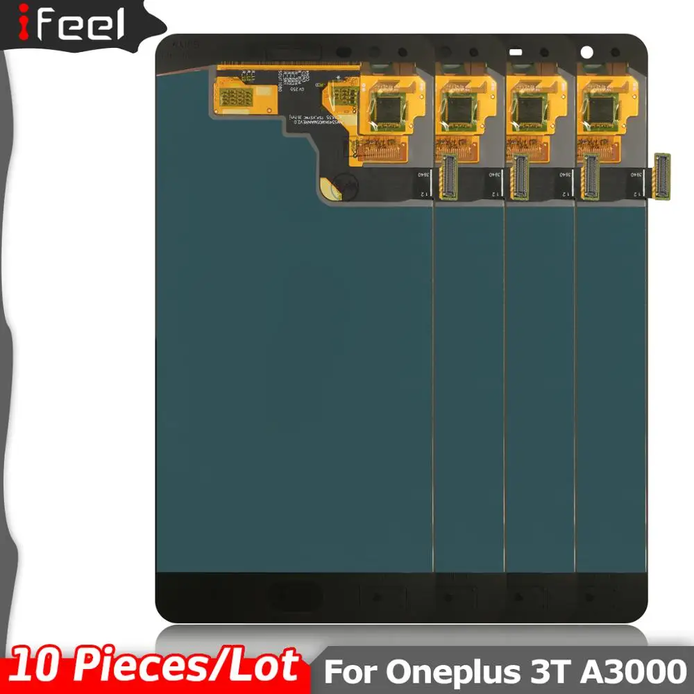10 шт./лот 5 дюймовый ЖК дисплей для Oneplus 3 3T A3010 A3000 A3003 с сенсорным экраном|Экраны