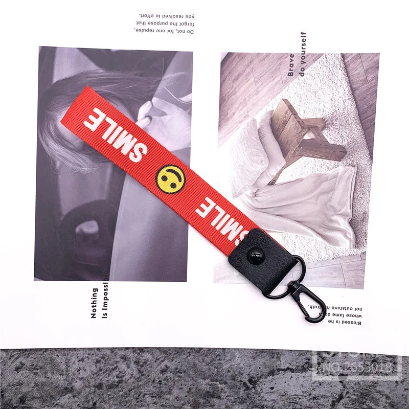 Мозаика любовь лента с узором подвесной ремешок шнурок для ключей ID Держатели мобильный телефон шеи ремни для USB бейдж держатель повесить веревку
