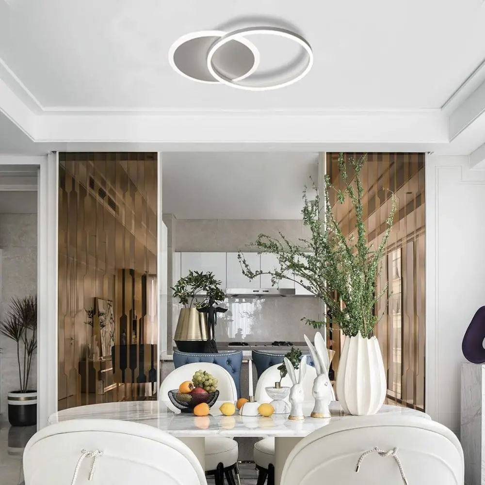 Ganeed современный кольцо круглая потолочная панель округлая светильник 37 Вт