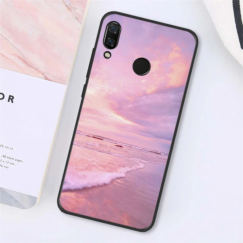 Розовый милый чехол для телефона Maiyaca kawaii sky space Sunset Cloud Art Для Xiaomi Redmi4X 6A 9 Go Redmi 5 5Plus
