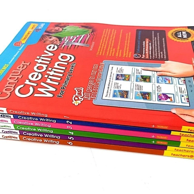 6 Creative Writing Books Children's Learning Books Singapore Primary School Mathematics Textbook Enlightenment Education Require enlarge