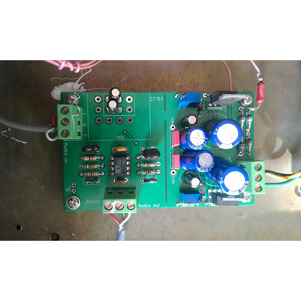 Lusya NE5532 Pre-Amplifier audio tone Board With ALPS 16 volume adjustment T1381 | Электроника