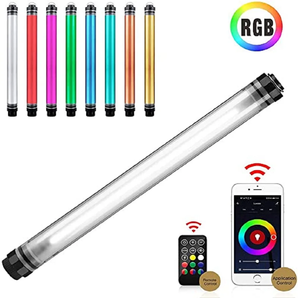 LUXCEO RGB фотографии светильник ручной светодиодный видео палочка подводный трубки