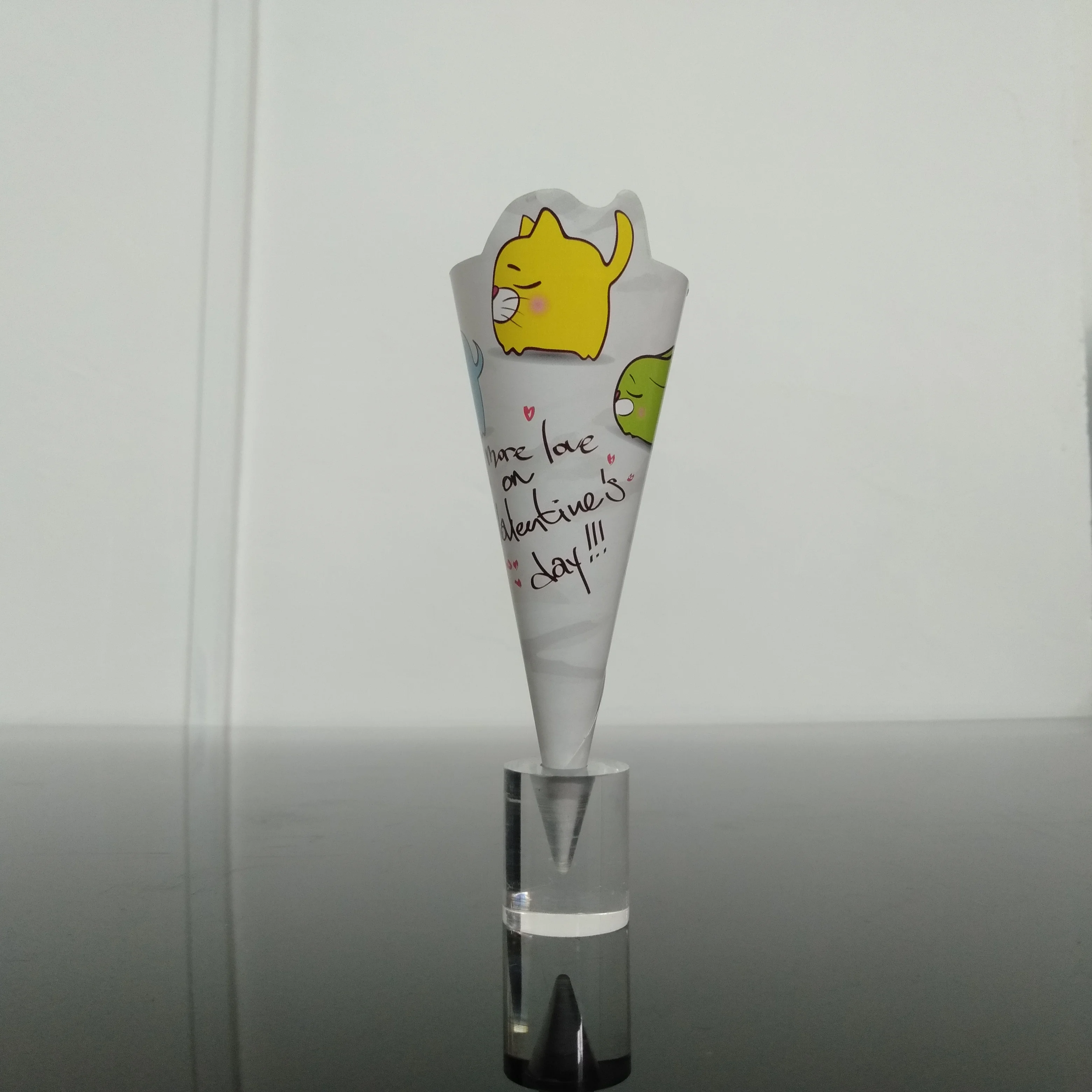 Новая стойка для мороженого с одним отверстием Сладкая трубочка хрустящей