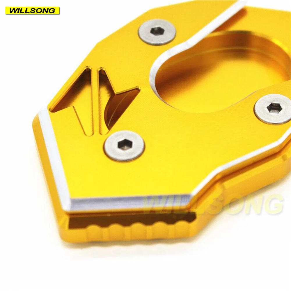 

Side Kickstand Stand Extension Support Enlarger Plate Base For KAWASAKI Z250 Z300 Z800 Z1000/SX ZX6R Motorcycle Accessories