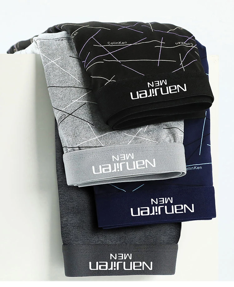 Boxer Shorts Underpants Men's Panties Male Boxer Underwear Breathable Printed Boxers Men's comfortable Sexy BoxerShorts L-4XL