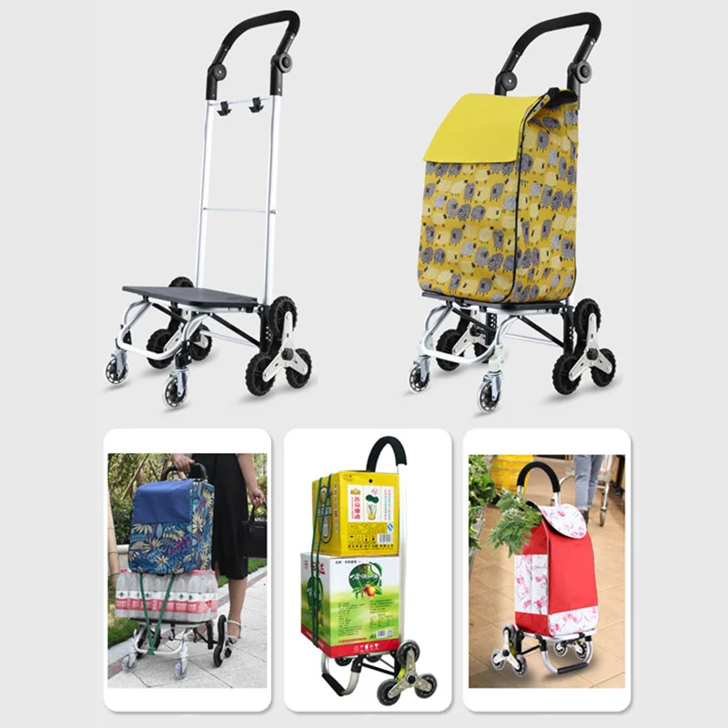 ALWAYSME Портативная Складная фотокорзина с сумкой и нажимной ручкой для покупок