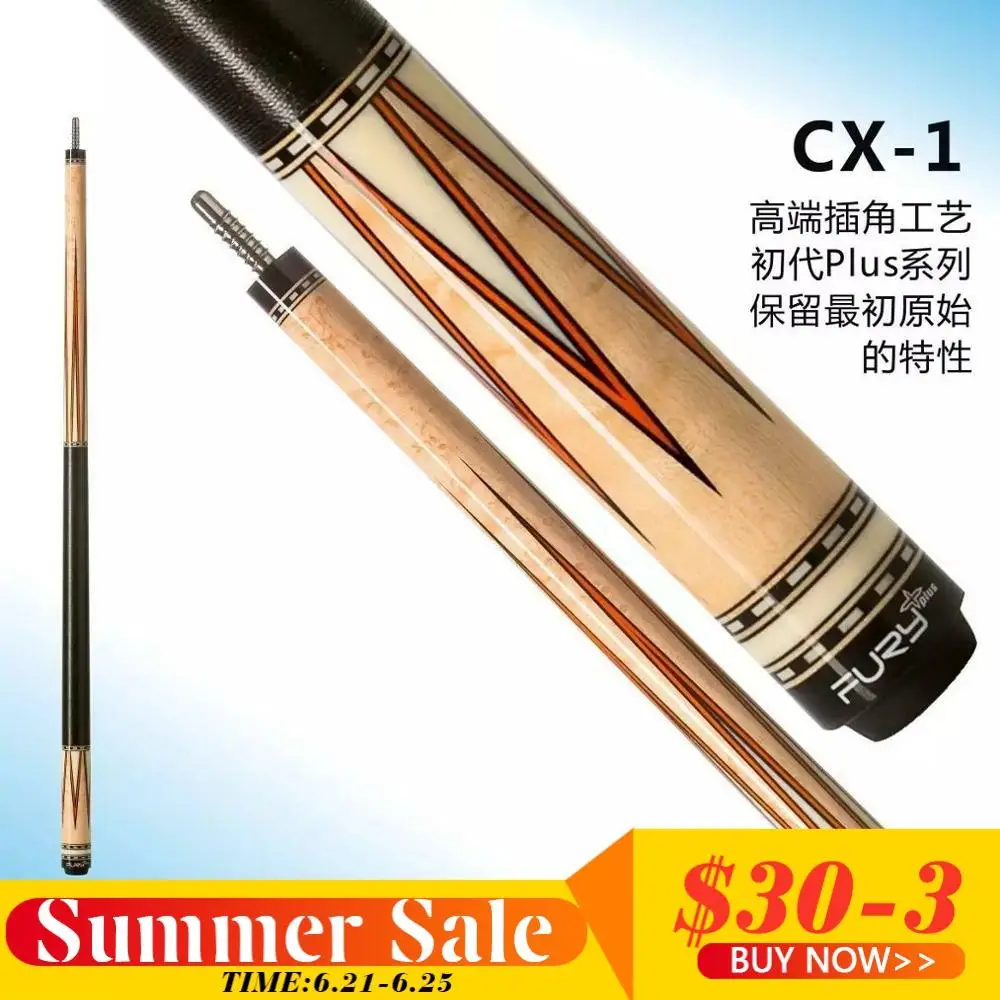 

FURY CX-1 Pool Cue Stick Kit Billiard Cue 13mm Kamui Original Tip High-Quality Maple Shaft High-end Inlay Technology Billiard