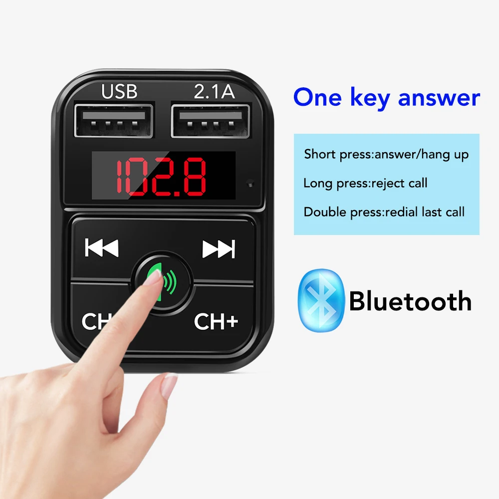 Автомобильное зарядное устройство с Bluetooth FM передатчик для Audi A3 A4 A5 A6 Skoda Octavia Renault
