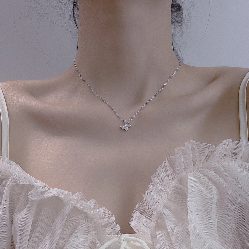 

Колье-чокер женское из серебра 925 пробы, с фианитами