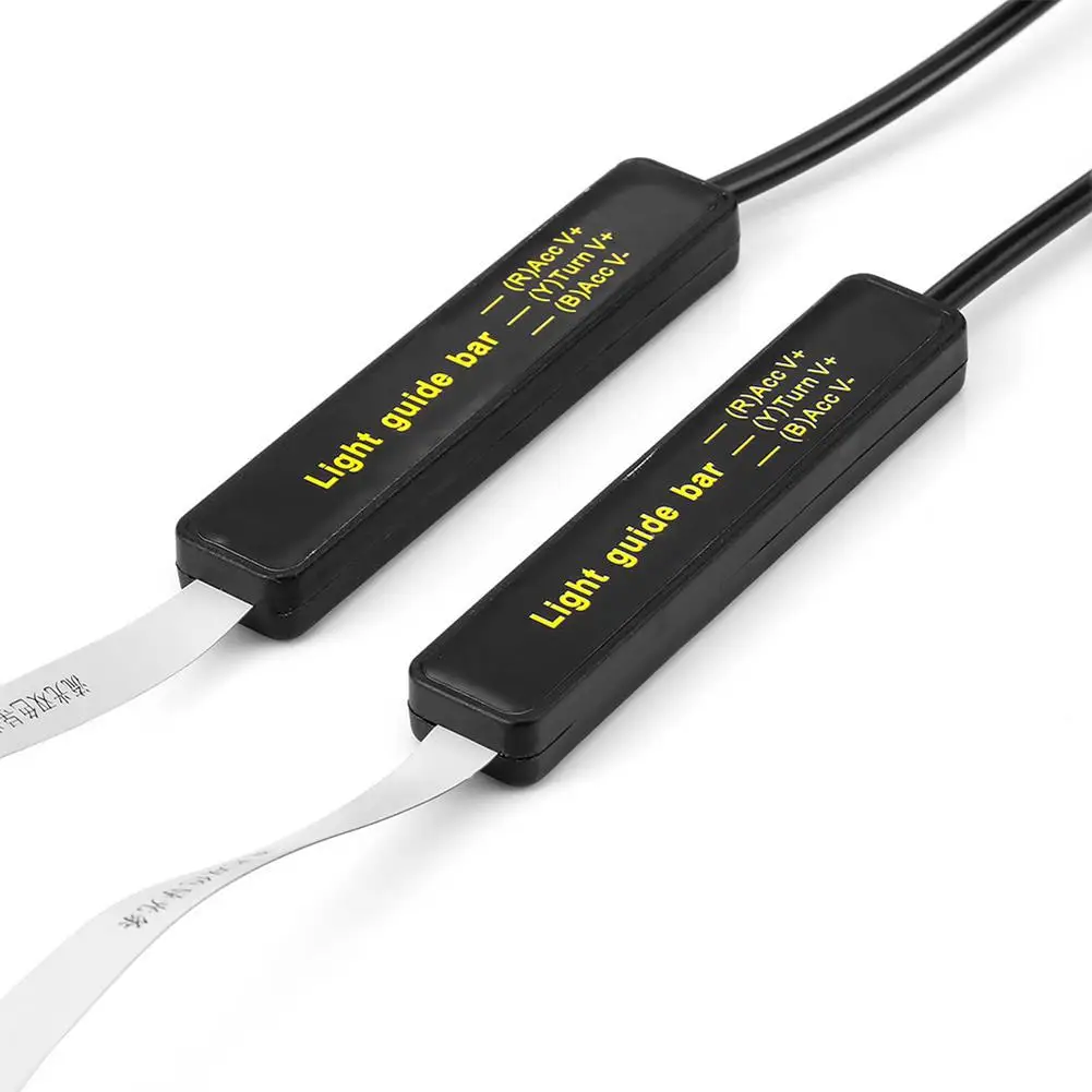 2 шт. ультратонкие Автомобильные светодиодные дневные ходовые огни белая желтая