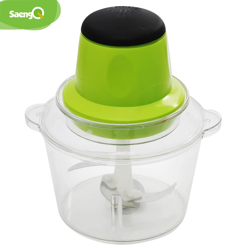 Электрическая кухонная мясорубка saengQ измельчитель из нержавеющей стали емкость