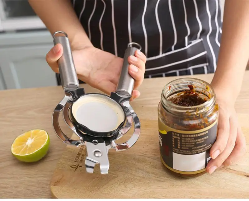 

Multifunction Lid Jar Opener Handy Screw Cap Jar Openers Multi Purpose Can Opener Bottle Lid Grip Wrench Bottle Kitchen Gadgets