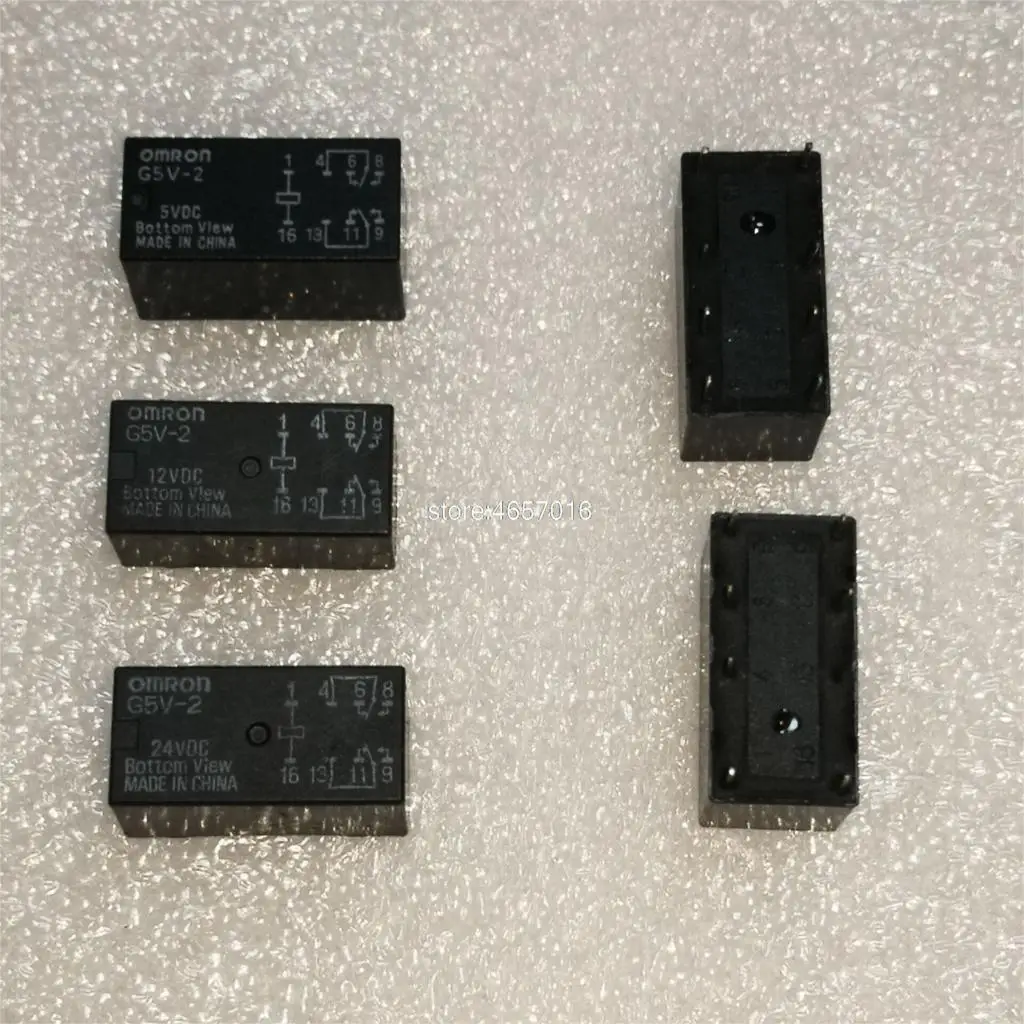 10 шт. реле OMRON Φ 5 в постоянного тока 12 В 24 совершенно новое и оригинальное 2 А
