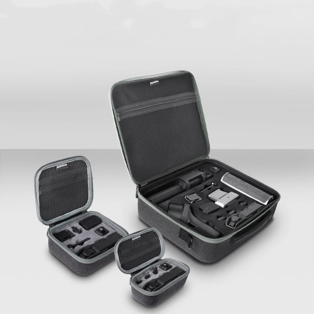 

Чехол для хранения DJI OSMO Pocket 2/2020, Серый Прочный переносной чехол, карманные аксессуары, портативный водонепроницаемый чехол