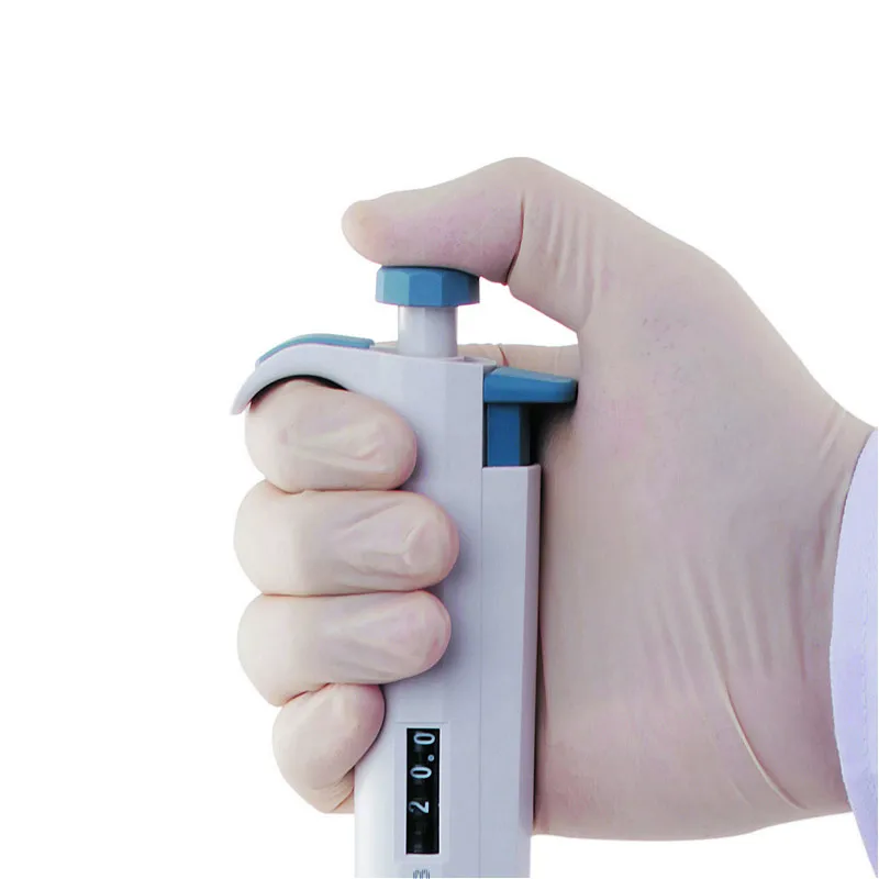 Пипетка-одноканальная Регулируемая громкость Механическая пипетка 0 1-2.5UL 5-10UL 2-20UL