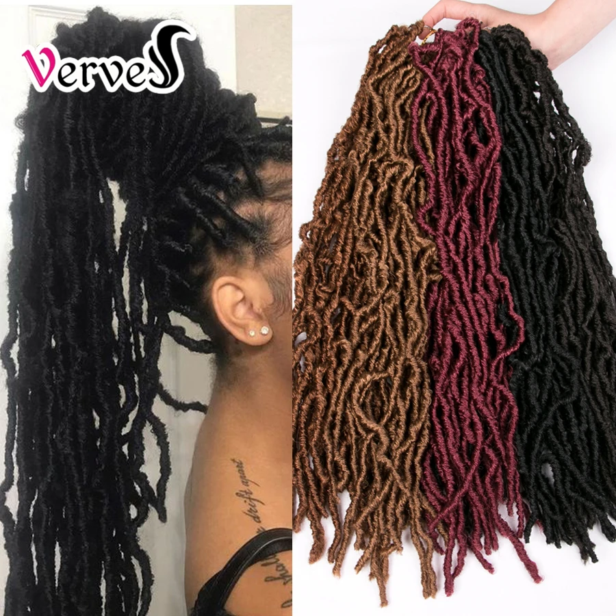 VERVES искусственные локоны в стиле Crochet плетеные волосы 18 дюймов 20 корней/упаковка