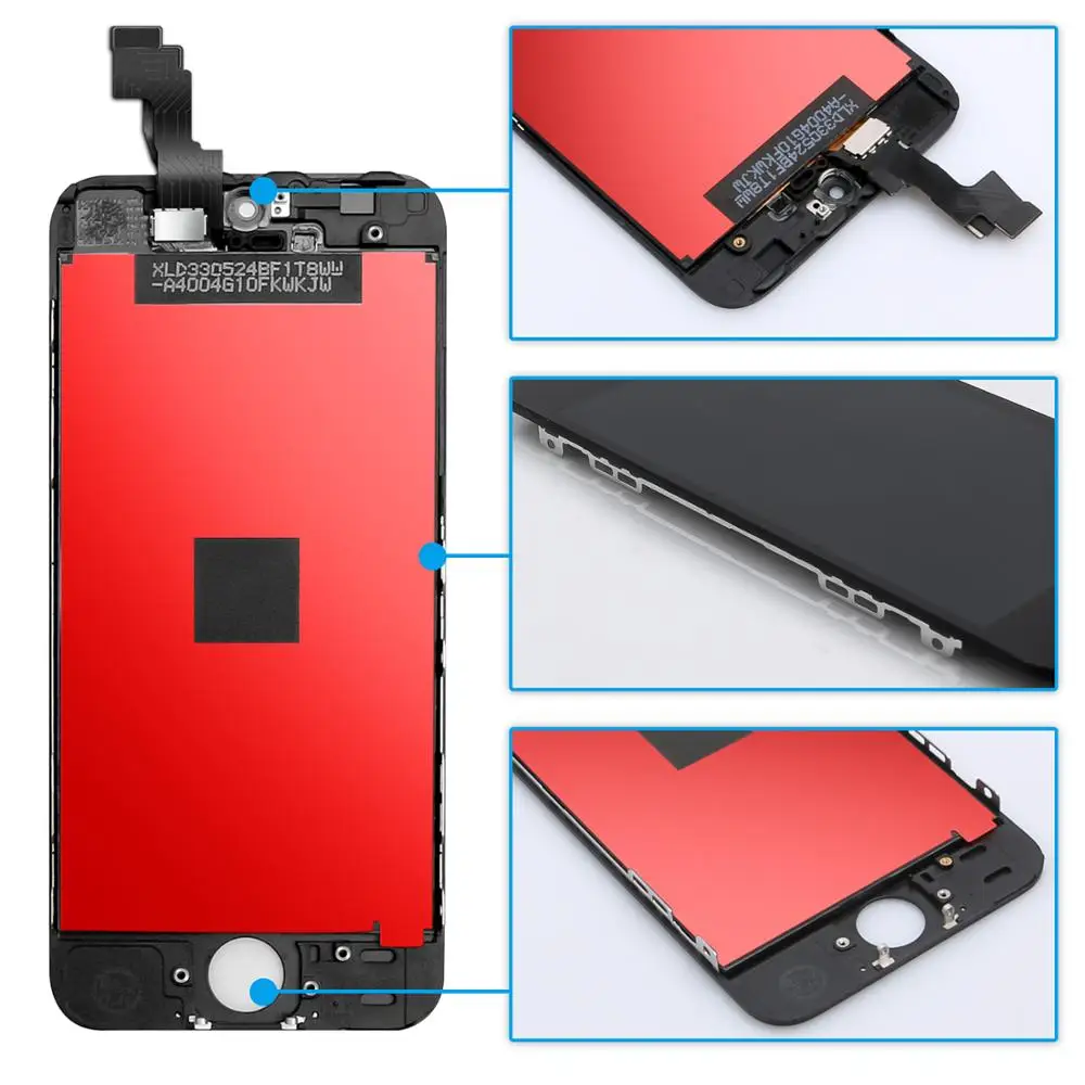 AAA + LCD Pantalla для iPhone 5 5C 5S ЖК дисплей экран замена дигитайзер сборка без битых