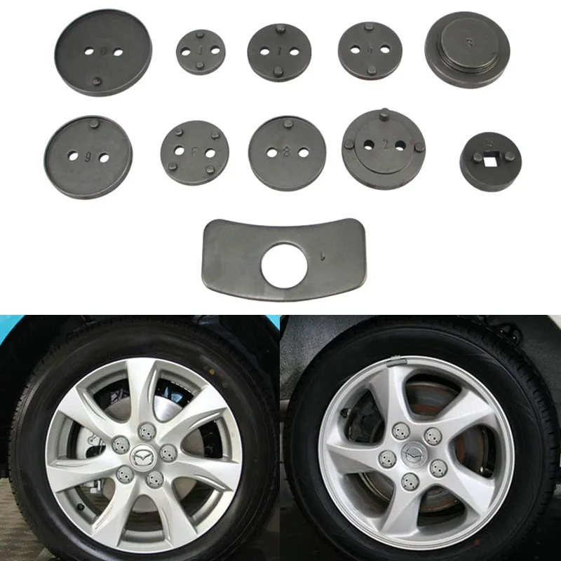 

12PCS Disc Brake Pump Adjustment Set Brake Pad Disassembly Tool Auto Repair Tool Set _WK