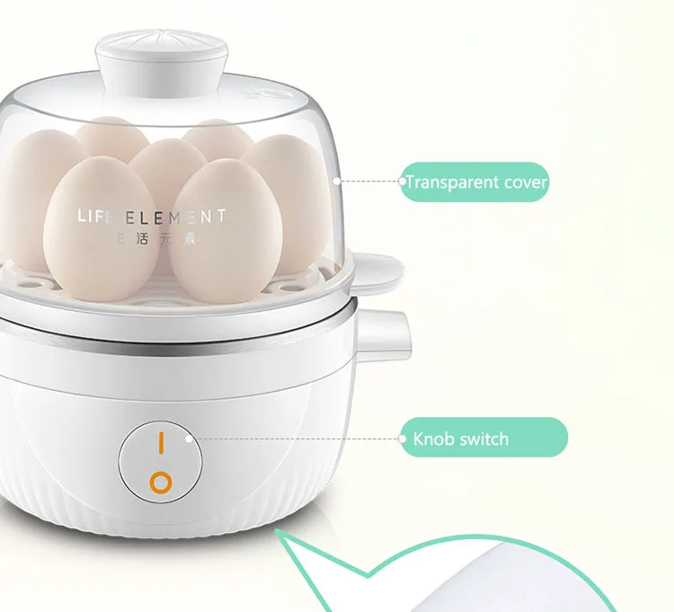 Multifunction Egg Cooker Mini Breakfast Egg Machine Automatic Power Off Anti-dry Egg Boiler Cooker Steamer For Home Kitchen