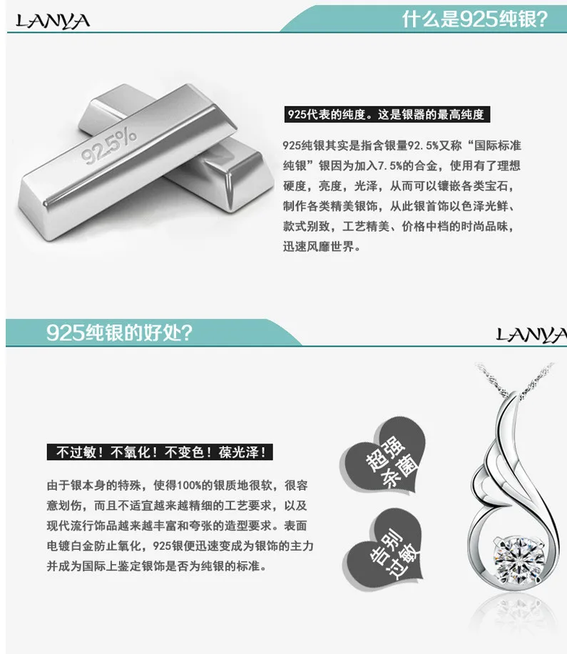 Женские серьги гвоздики из настоящего стерлингового серебра 925 пробы с двойным