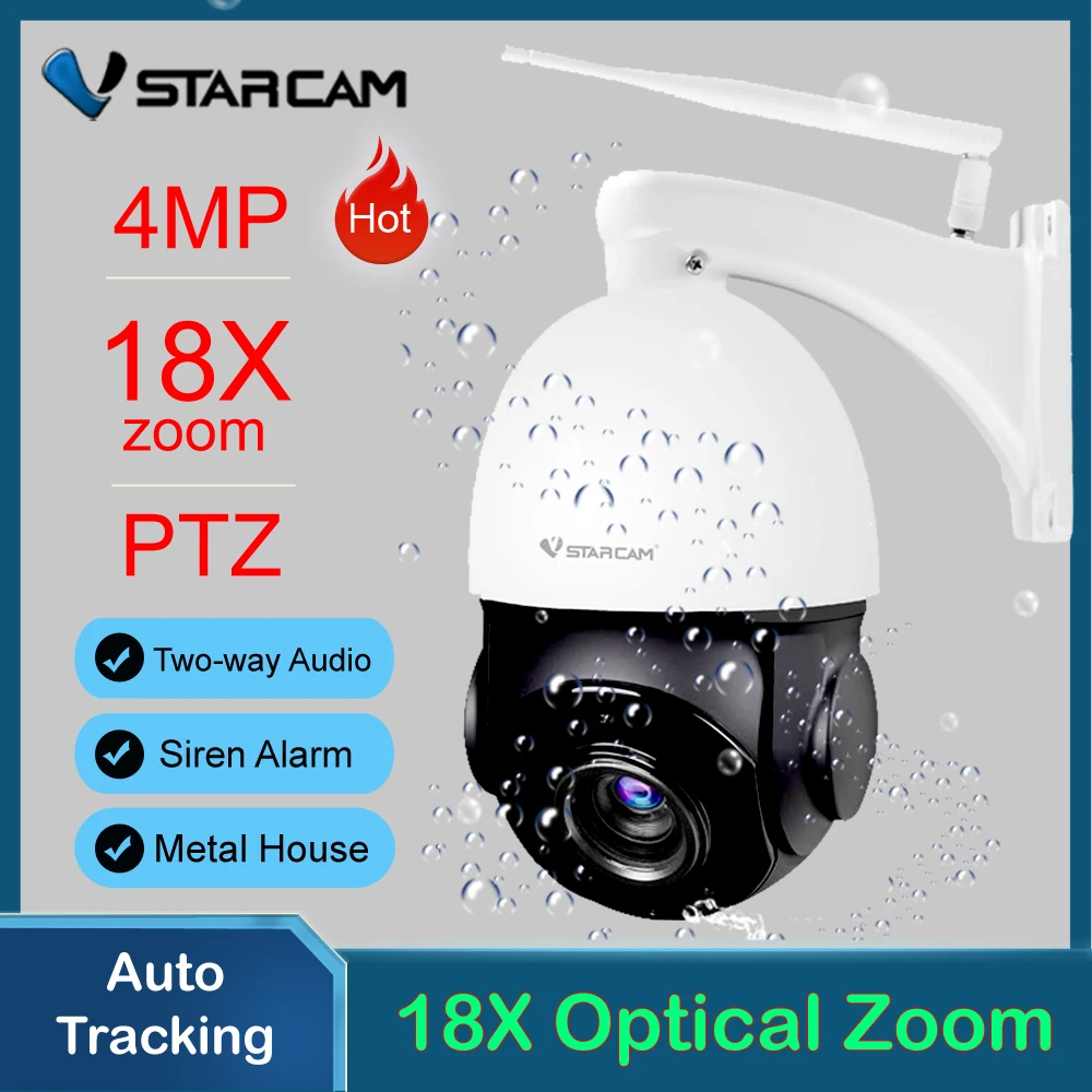 IP камера Vstarcam 4 МП 18X зум Wi Fi IP66|Камеры видеонаблюдения| |