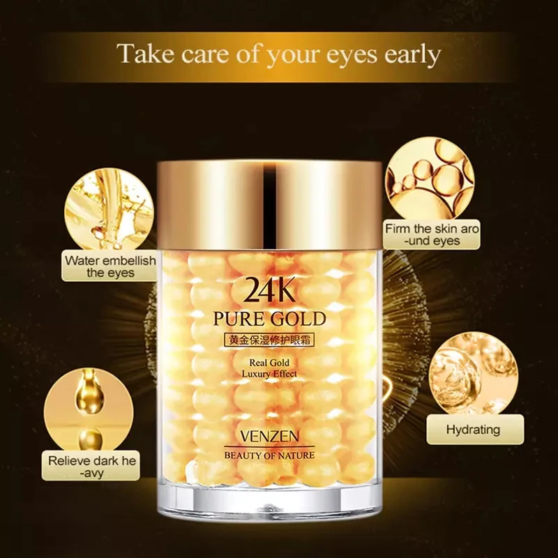 

24K Gold Eye Cream MoisturizingAnti Wrinkle Remove Dark Circle Anti-Aging