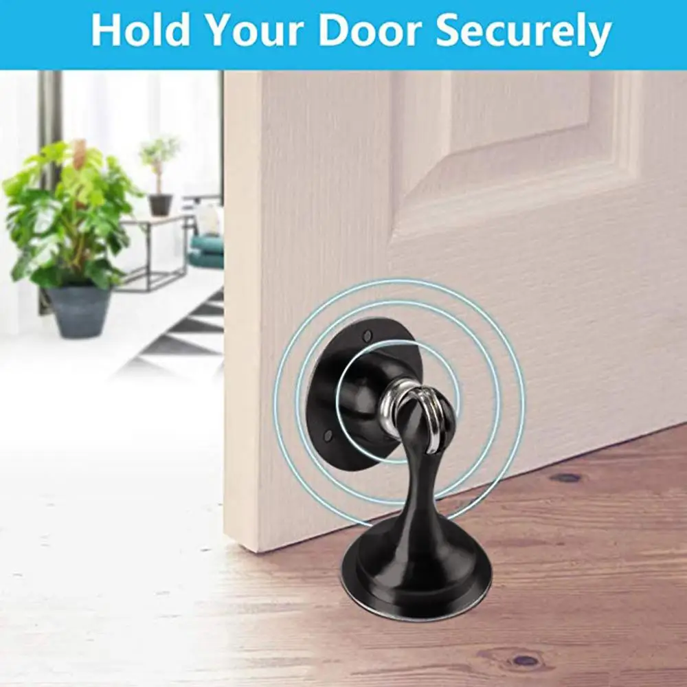 Магнитный дверной ограничитель из нержавеющей стали держатель для туалета