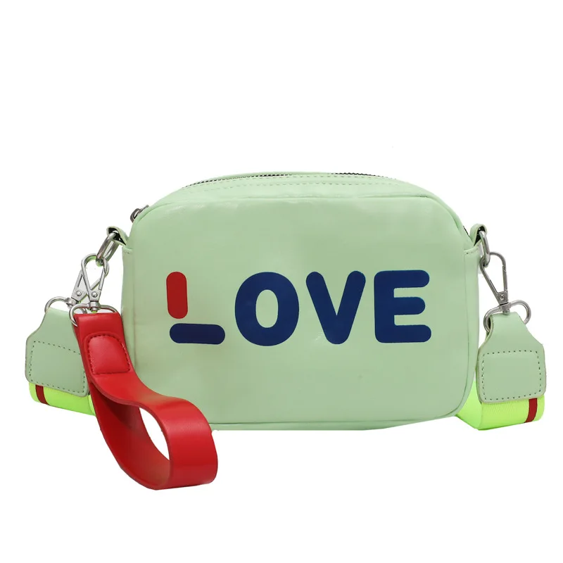 

Casual Sports Lightweight Women's Bag 2021 Summer New Style Korean Fashion Soft Leather One-shoulder Messenger Small Square Bag