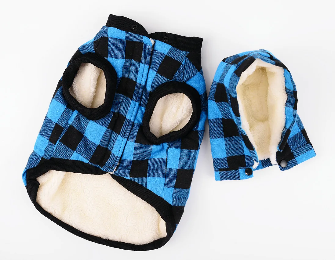 Теплая хлопковая одежда для домашних животных собак зимняя кошек|Пальто и