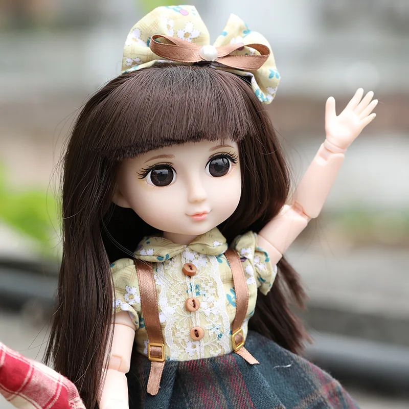 36 см BjD кукла подвижные суставы одеваются повседневный костюм одежда аксессуары