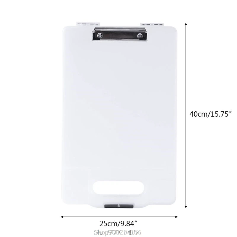 

Multifunctional File Organizer Compartment Clipboard Box Case Folder Holder with Handle Office School Supplies D11 20 Dropship