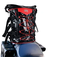 large capacity waterproof motorcycle sissy bar bag travel luggage tail rack bags backpack for harley goldwing accessories
