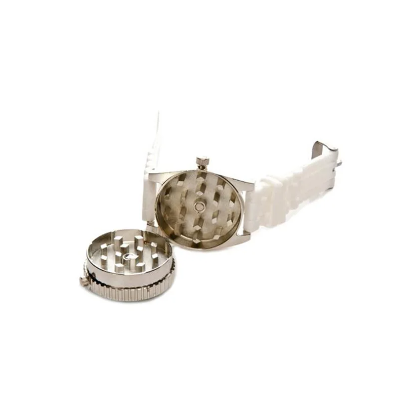 Измельчитель для табака в форме часов металлическая мельница трав и чая из