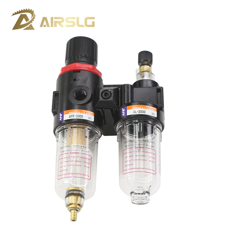 Фильтр воздушный AFC1500 AFC2000 G1/4 " регулятор комбинированная смазка FRL для двух