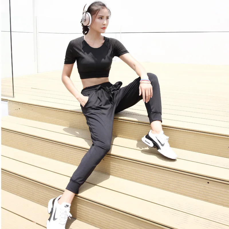 Новый дышащий костюм модный тренд быстрого высыхания и похудения пупка здоровья