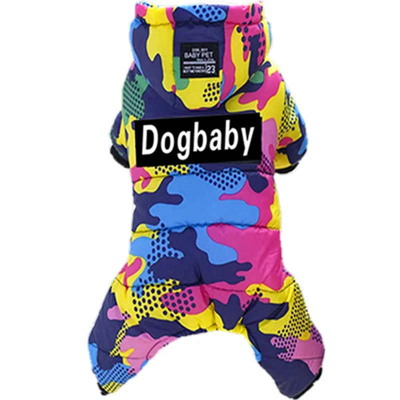 Ветрозащитный свитер для собак костюм кошек парка на пуху холодной погоды Hondenjas