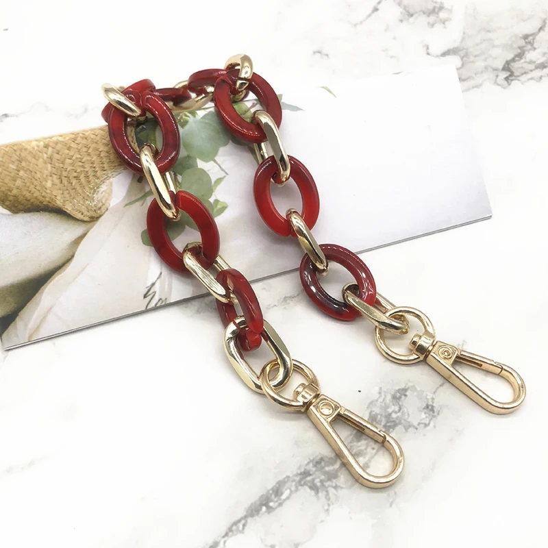 Съемный сменный аксессуар для женской сумки синий розовый коричневый акриловая