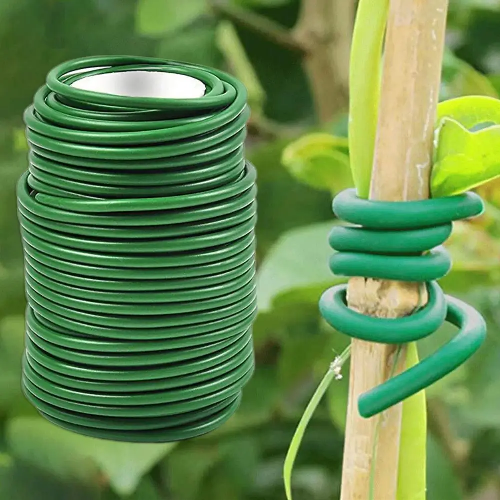 

1 Roll Plant Twist Tie Flexible Widely Applied Well Support Multi-Function Garden Twist Ties for Yard