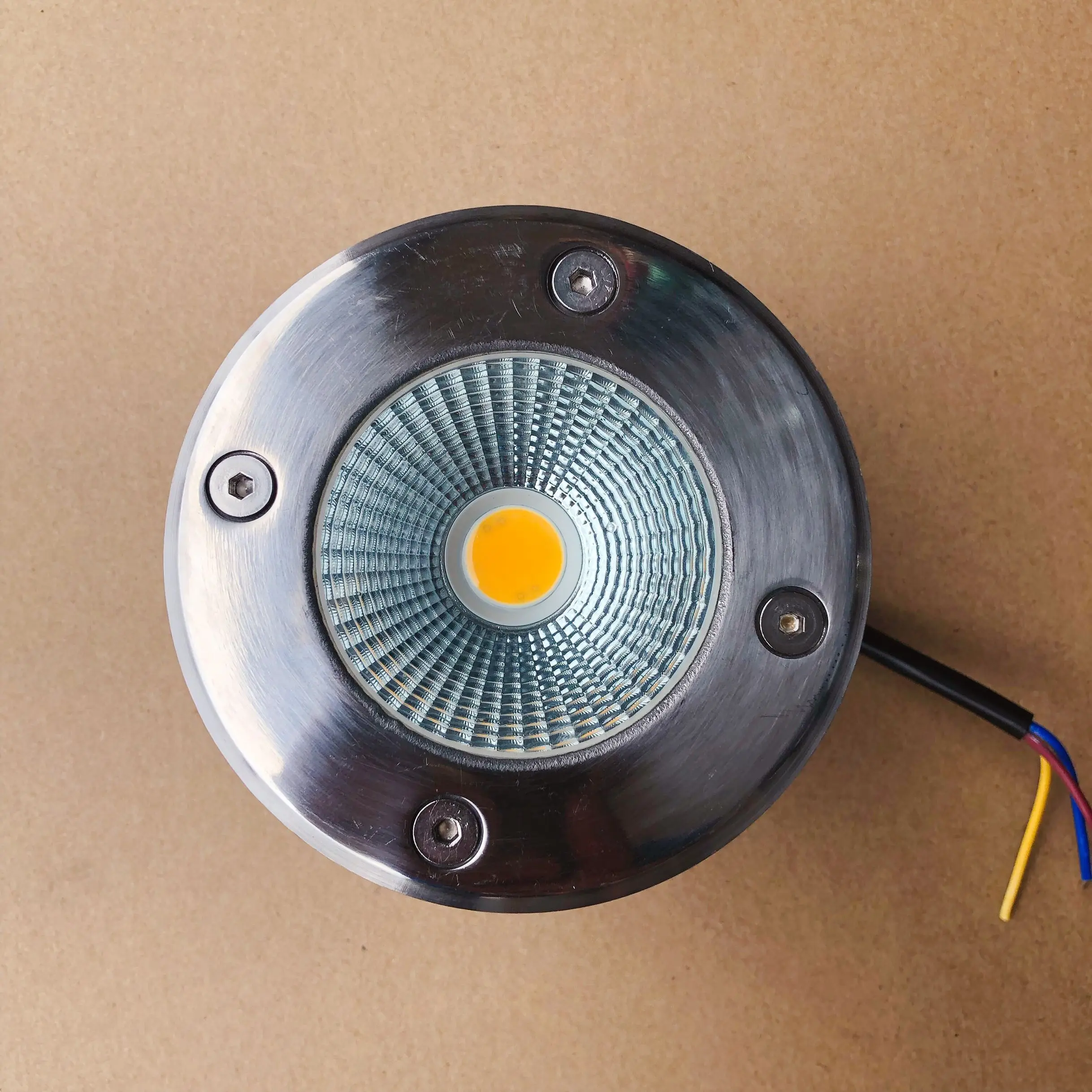 Диммируемый светодиодный подземный свет 15 Вт COB AC85 265V/DC12V светильник для сада