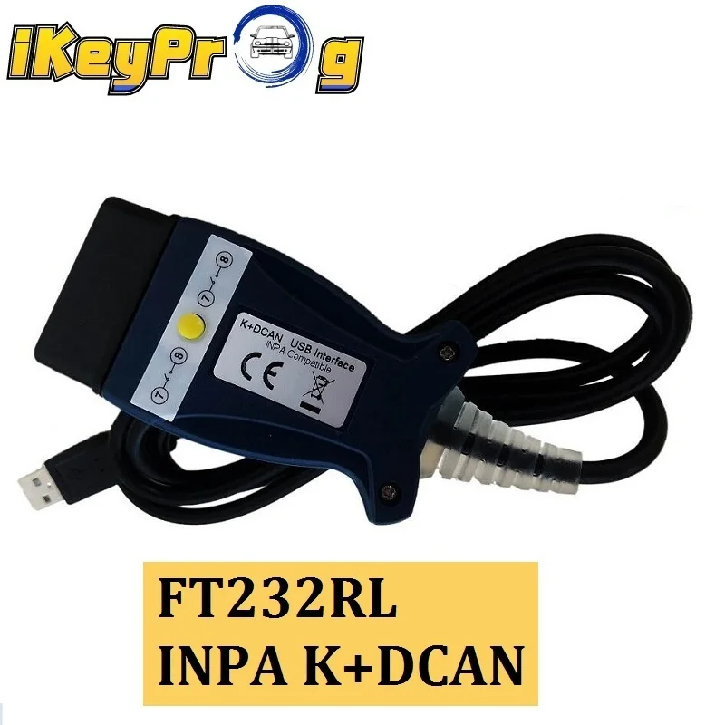 Новый переключатель INPA K + DCAN с поддержкой линии для CAN чипом FTDI FT232RL obdlsr