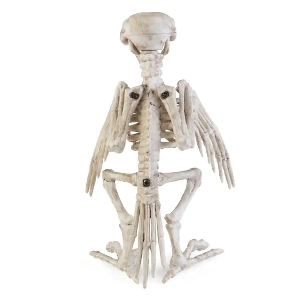 Жуткая ворона Скелет пластиковые игрушки дом с привидениями украшение на