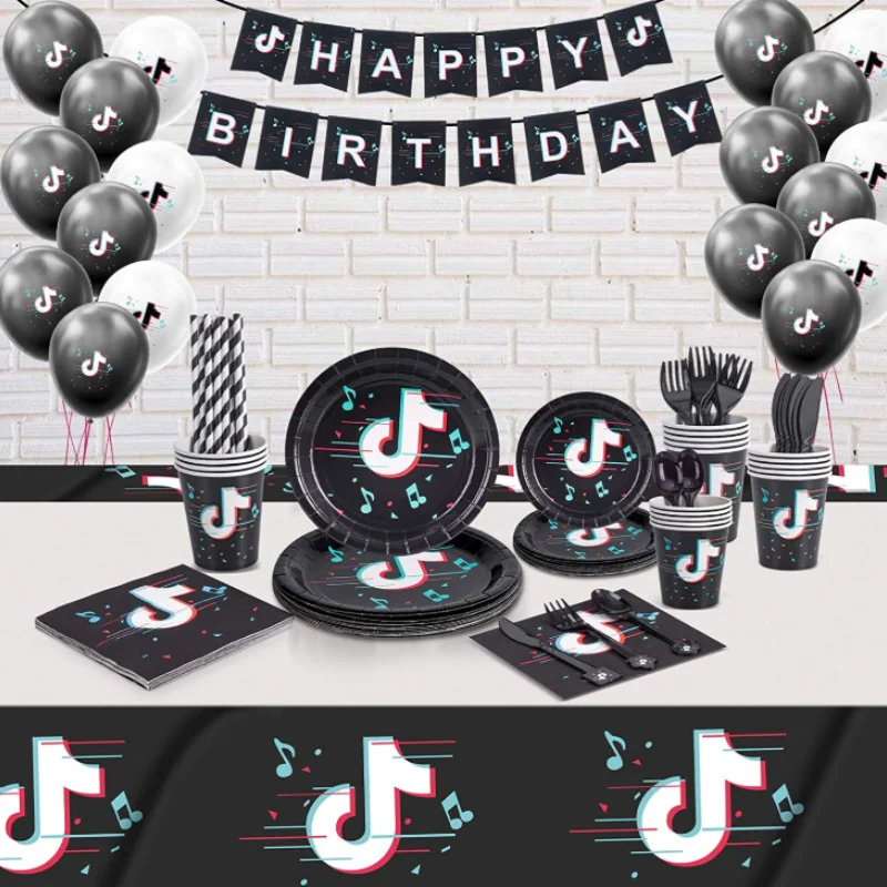 Tik Tok праздничный комплект поставки видео украшение для торта на день рождения