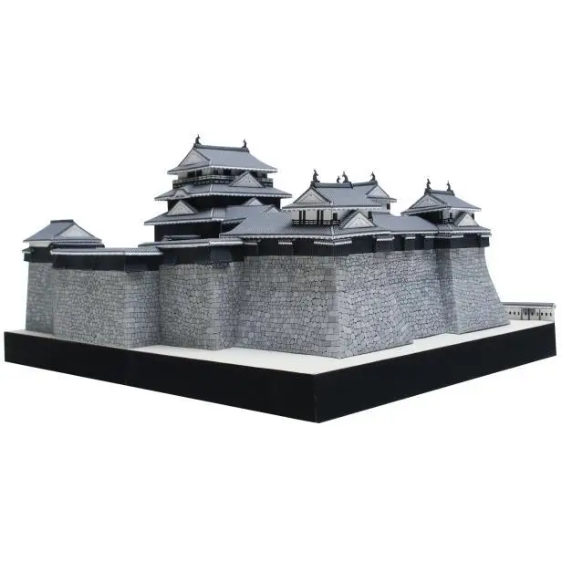 Японское строительство Songshan 3D бумажная модель ручная сборка архитектура для