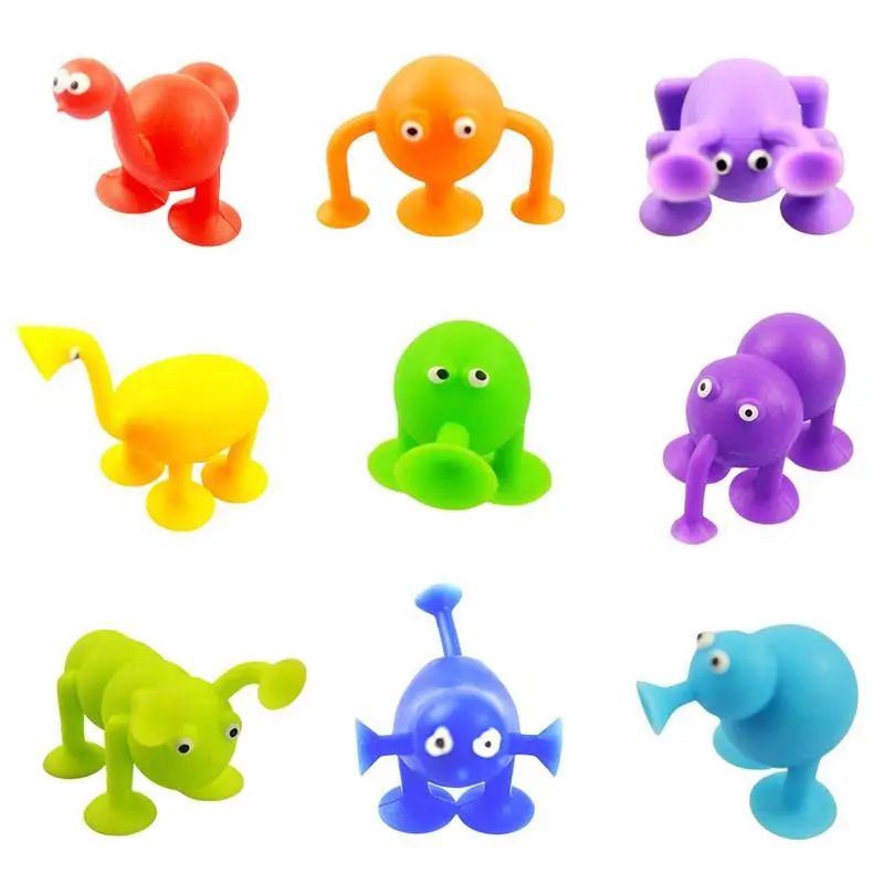 

10PCS Animal Sucker Toys Puzzle Game Toys Learning Educational Toys for Kids Party Favors Gift