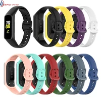 new arrival silicone sport watchband for samsung galaxy fit e sm r375 smart bracelet men women replacement strap band for r375