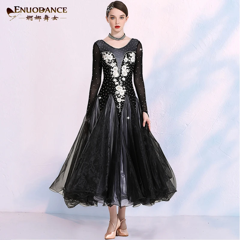 Новый бальных танцев Вальса Современное танцевальное платье платья для конкурса